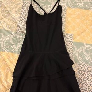 Aerie Offline Black Athletic Dress, Size XS